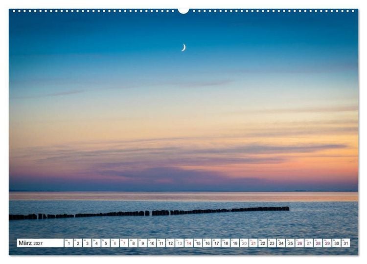 Produktbild: Insel R&uuml;gen - Meine wilde Ostsee-Romanze (hochwertiger Premium Wandkalender 2027 DIN A2 quer), Kunstdruck in Hochglanz