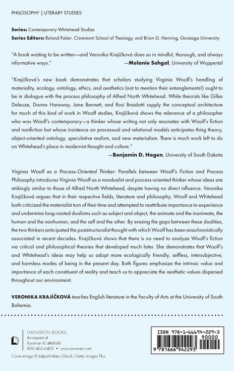 Produktbild: Virginia Woolf as a Process-Oriented Thinker