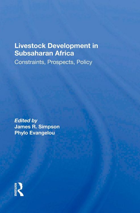 Produktbild: Livestock Development In Subsaharan Africa