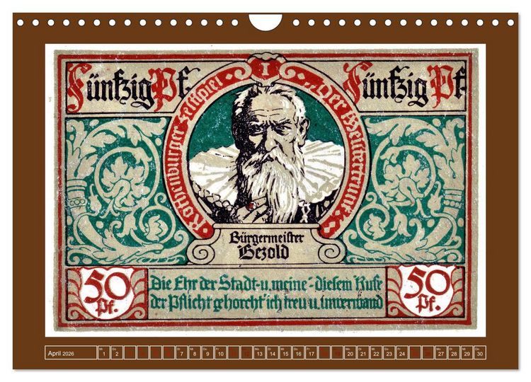 Produktbild: Gru&szlig; aus Rothenburg ob der Tauber (Wandkalender 2026 DIN A4 quer), CALVENDO Monatskalender