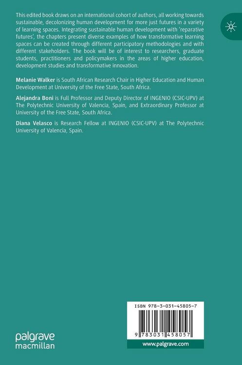 Produktbild: Reparative Futures and Transformative Learning Spaces
