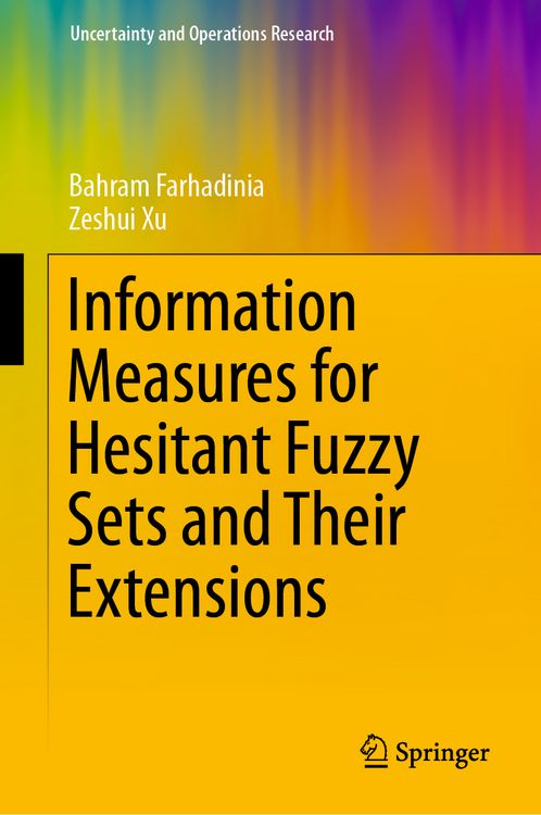 Produktbild: Information Measures for Hesitant Fuzzy Sets and Their Extensions