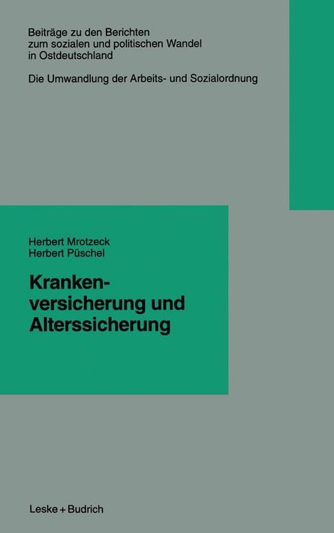 Produktbild: Krankenversicherung und Alterssicherung
