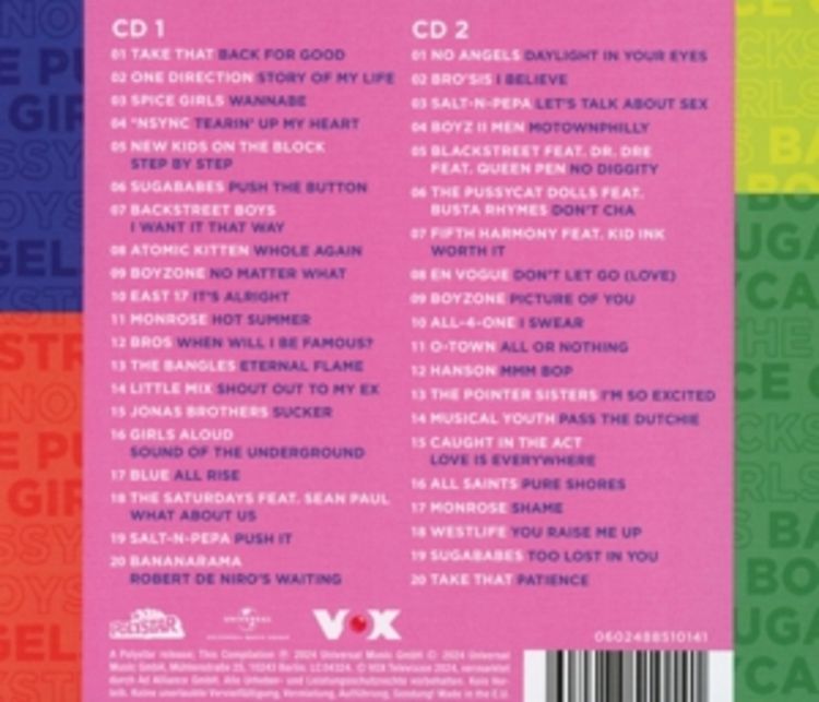 Produktbild: Back For Good: 40 Jahre Boy- & Girlgroups