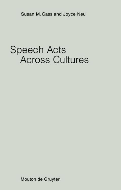 Produktbild: Speech Acts Across Cultures