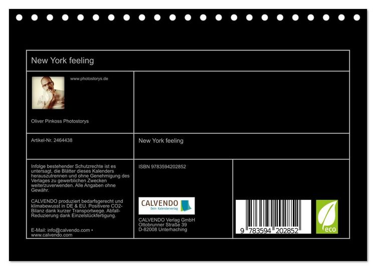 Produktbild: New York feeling (Tischkalender 2027 DIN A5 quer), CALVENDO Monatskalender