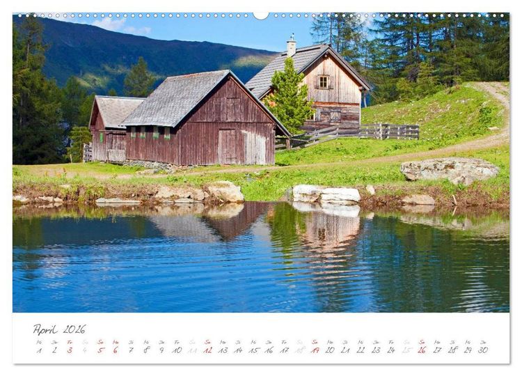 Produktbild: Einladung auf die Salzburger Almh&uuml;tten (Wandkalender 2026 DIN A2 quer), CALVENDO Monatskalender
