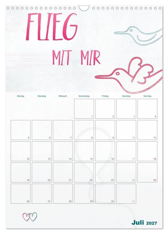 Produktbild: Liebe macht gl&uuml;cklich (Wandkalender 2027 DIN A3 hoch), CALVENDO Monatskalender