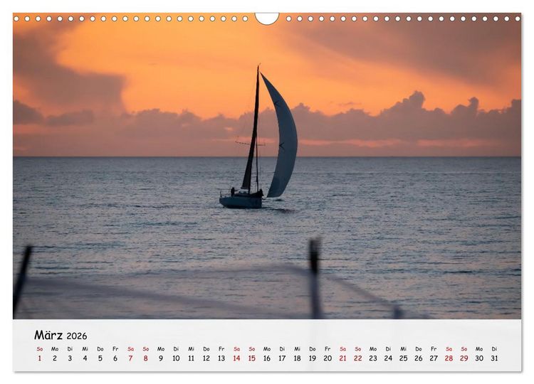Produktbild: Fischland-Dar&szlig;-Zingst - Zwischen Bodden und Ostsee (Wandkalender 2026 DIN A3 quer), CALVENDO Monatskalender