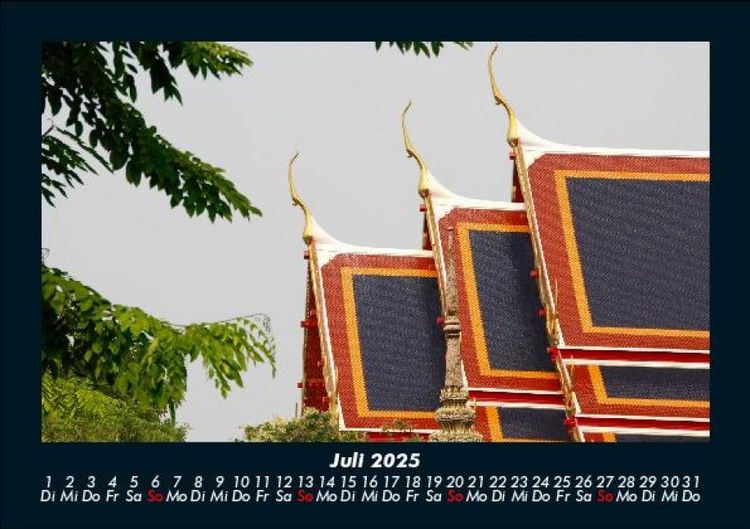 Produktbild: Tempel 2025 Fotokalender DIN A5