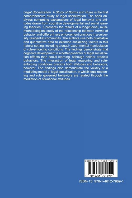 Produktbild: Legal Socialization