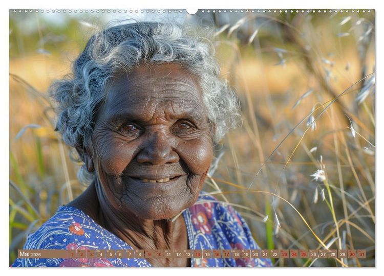 Produktbild: Aborigines - Farben des Outback (hochwertiger Premium Wandkalender 2026 DIN A2 quer), Kunstdruck in Hochglanz