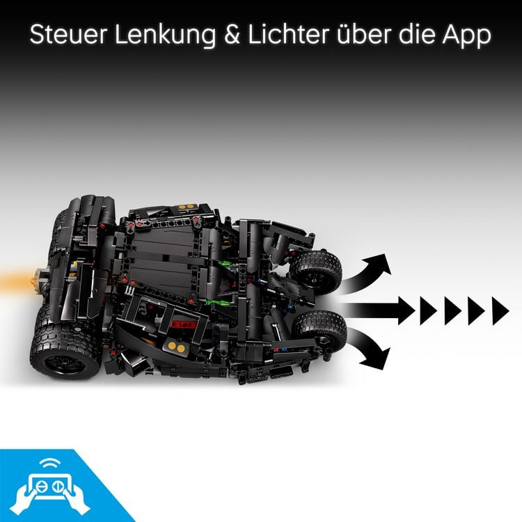 Produktbild: LEGO Technic 42239 Batmobile Tumbler, ferngesteuertes Auto f&uuml;r Fans von Batman ab 12 Jahren