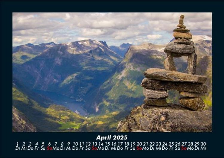 Produktbild: Berge 2025 Fotokalender DIN A5