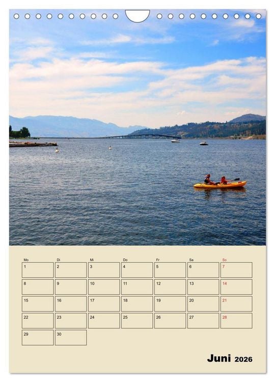 Produktbild: Kanadas gro&szlig;e Seen / Planer (Wandkalender 2026 DIN A4 hoch), CALVENDO Monatskalender