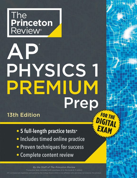 Produktbild: Princeton Review AP Physics 1 Premium Prep, 13th Edition