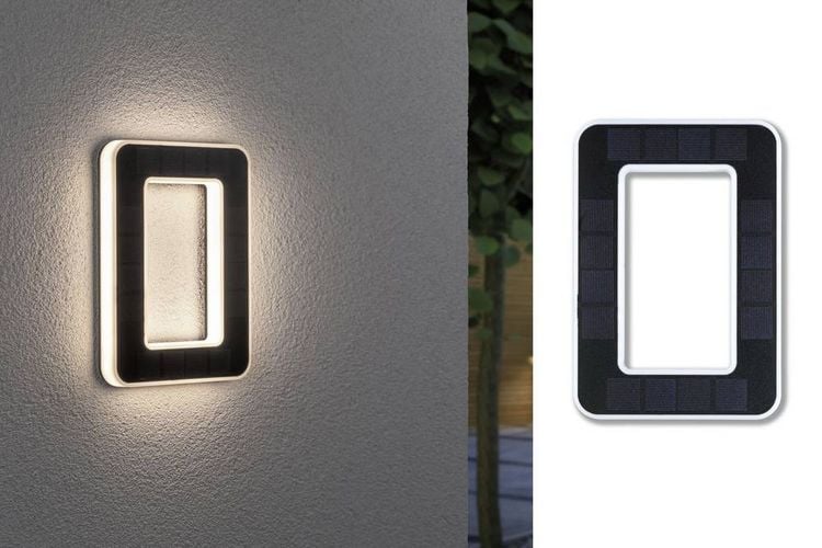 Produktbild: Paulmann 79851 Solar-Hausnummernleuchte 0.20W Warmwei&szlig; Schwarz