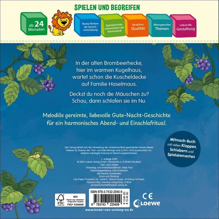 Produktbild: Deckst du noch die M&auml;uschen zu?