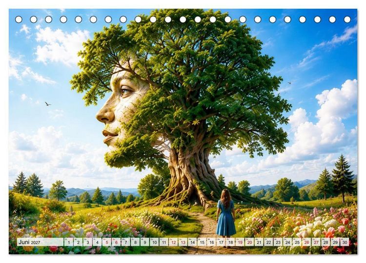 Produktbild: Die W&auml;chter der Erde (Tischkalender 2027 DIN A5 quer), CALVENDO Monatskalender