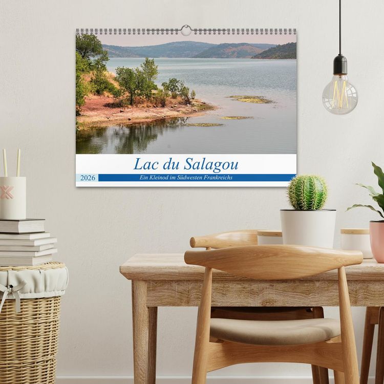 Produktbild: Lac du Salagou - Ein Kleinod im S&uuml;dwesten Frankreichs (Wandkalender 2026 DIN A3 quer), CALVENDO Monatskalender