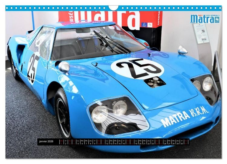 Produktbild: Matra en comp&eacute;tition (Calendrier mural 2026 DIN A3 vertical), CALVENDO calendrier mensuel