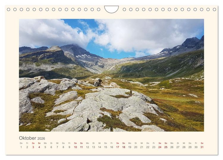 Produktbild: Alpen Blick (Wandkalender 2026 DIN A4 quer), CALVENDO Monatskalender