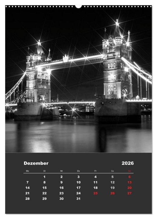 Produktbild: Glanzlichter einer Metropole LONDON (Wandkalender 2026 DIN A2 hoch), CALVENDO Monatskalender