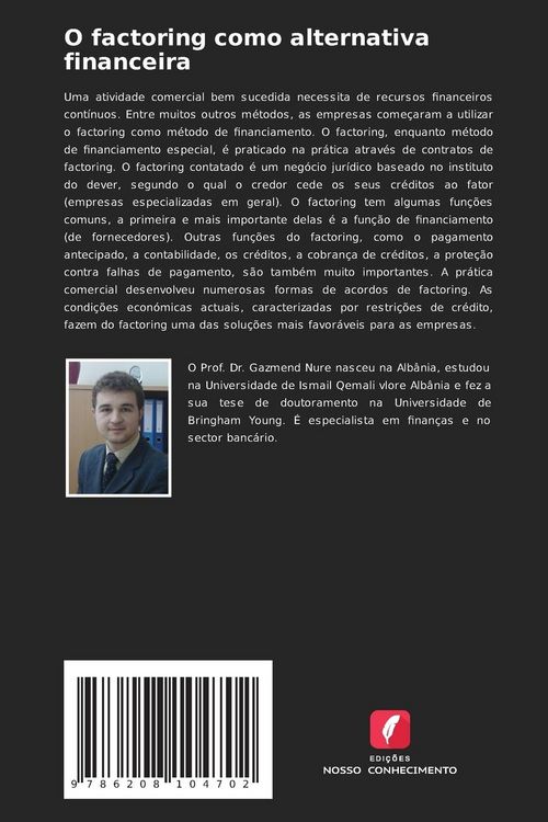 Produktbild: O factoring como alternativa financeira