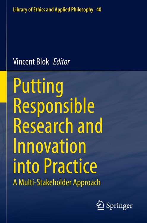 Produktbild: Putting Responsible Research and Innovation into Practice