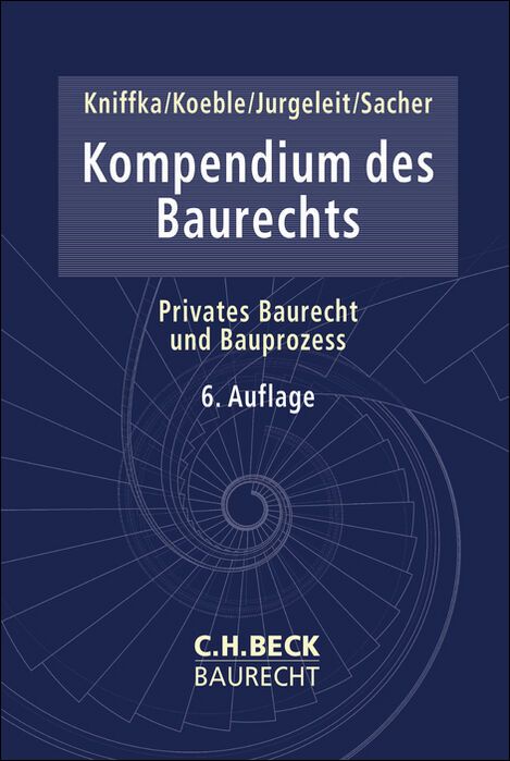 Produktbild: Kompendium des Baurechts