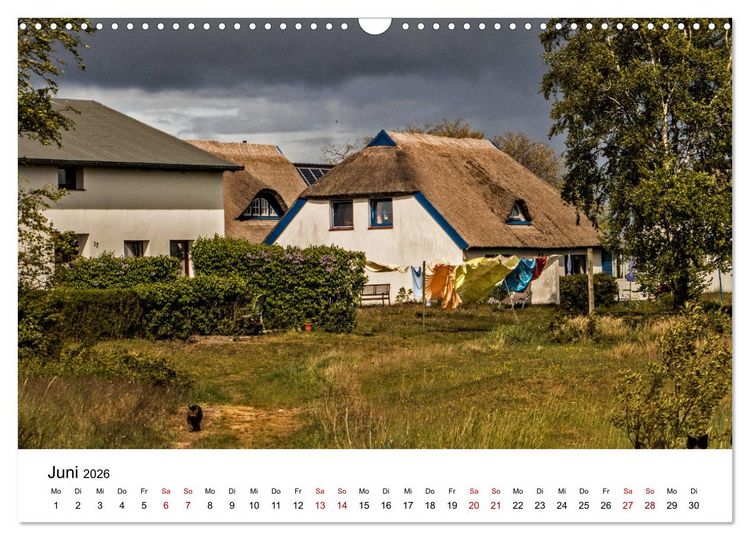 Produktbild: Ein Tag auf der Insel Hiddensee (Wandkalender 2026 DIN A3 quer), CALVENDO Monatskalender