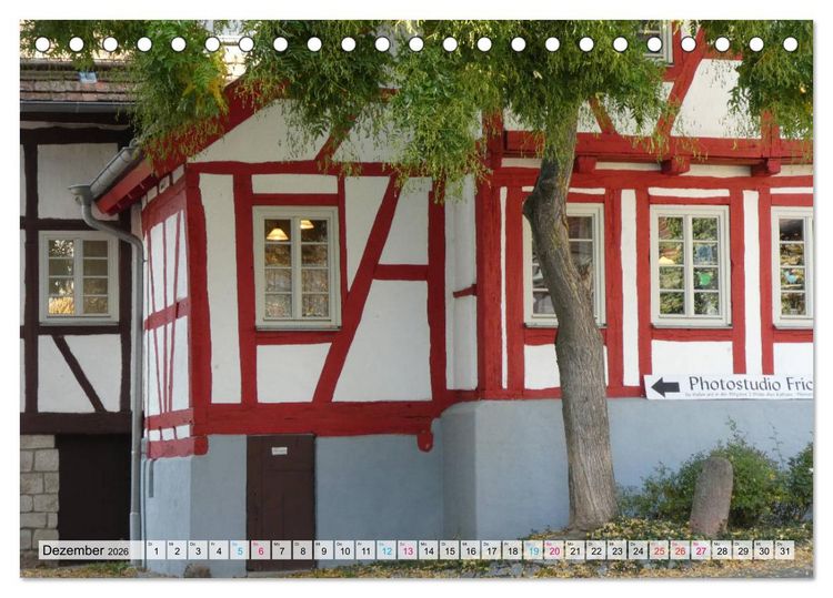 Produktbild: Sindelfingen - Historische Altstadt (Tischkalender 2026 DIN A5 quer), CALVENDO Monatskalender