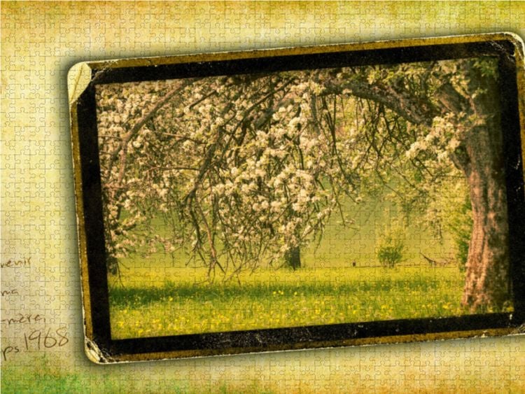 Produktbild: CALVENDO Puzzle French Vintage Country 1000 Teile Lege-Gr&ouml;&szlig;e 64 x 48 cm Foto-Puzzle Bild von Kathleen Bergmann