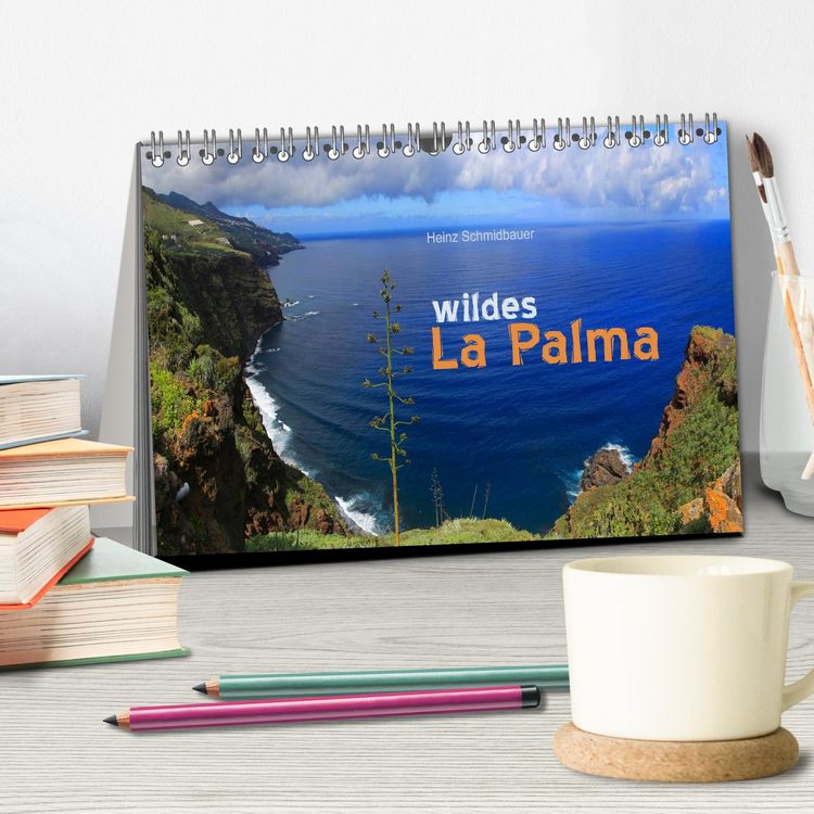 Produktbild: wildes La Palma (Tischkalender 2026 DIN A5 quer), CALVENDO Monatskalender