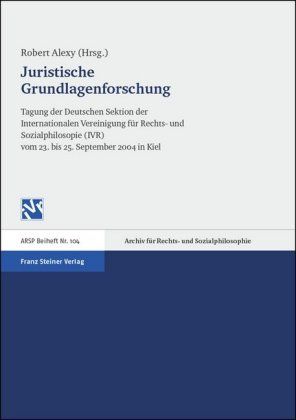 Produktbild: Juristische Grundlagenforschung