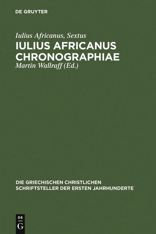 Produktbild: Iulius Africanus Chronographiae