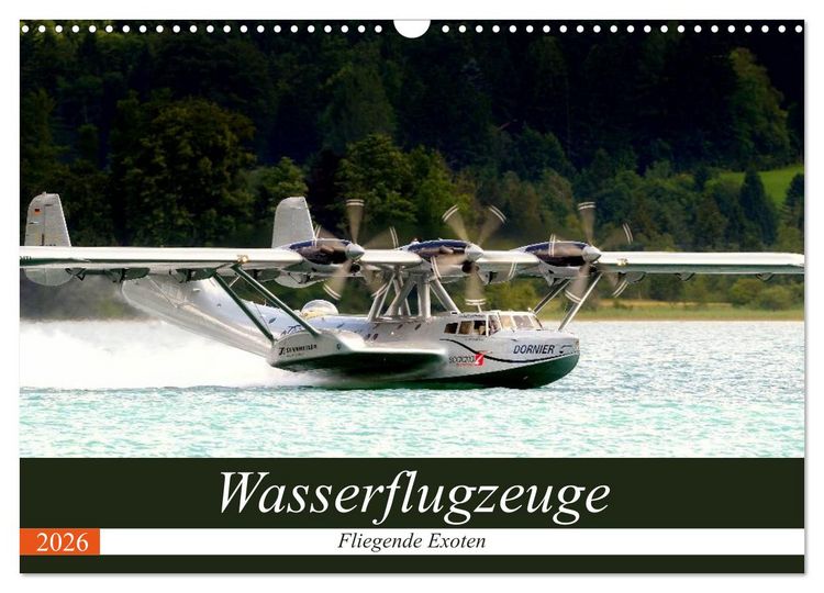 Produktbild: Wasserflugzeuge - Fliegende Exoten (Wandkalender 2026 DIN A3 quer), CALVENDO Monatskalender