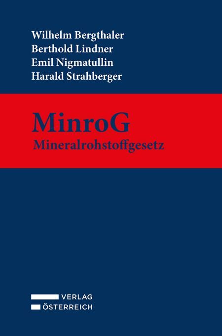 Produktbild: MinroG - Mineralrohstoffgesetz