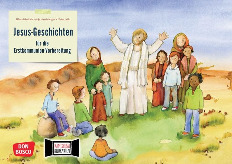 Produktbild: Jesus-Geschichten für die Erstkommunion-Vorbereitung. Kamishibai Bildkartenset
