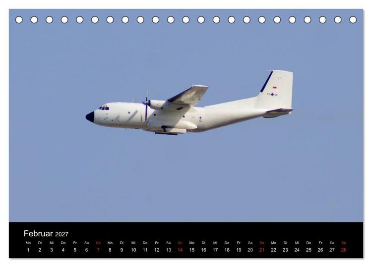 Produktbild: Milit&auml;r - Flugzeuge (Tischkalender 2027 DIN A5 quer), CALVENDO Monatskalender