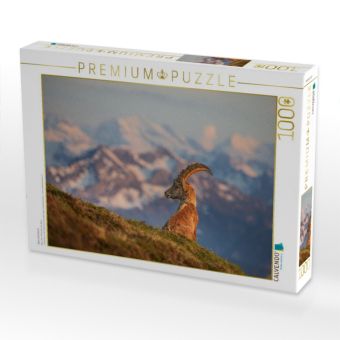 Produktbild: CALVENDO Puzzle Alpensteinbock | 1000 Teile Lege-Gr&ouml;&szlig;e 64x48cm Foto-Puzzle f&uuml;r gl&uuml;ckliche Stunden