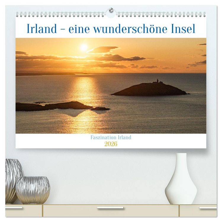 Produktbild: Irland - eine wundersch&ouml;ne Insel (hochwertiger Premium Wandkalender 2026 DIN A2 quer), Kunstdruck in Hochglanz