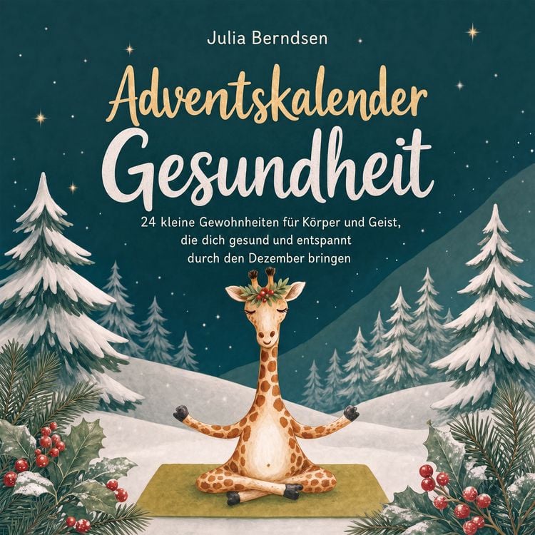 Produktbild: Adventskalender Gesundheit: 24 kleine Gewohnheiten f&uuml;r K&ouml;rper und Geist, die dich gesund und entspannt durch den Dezember bringen