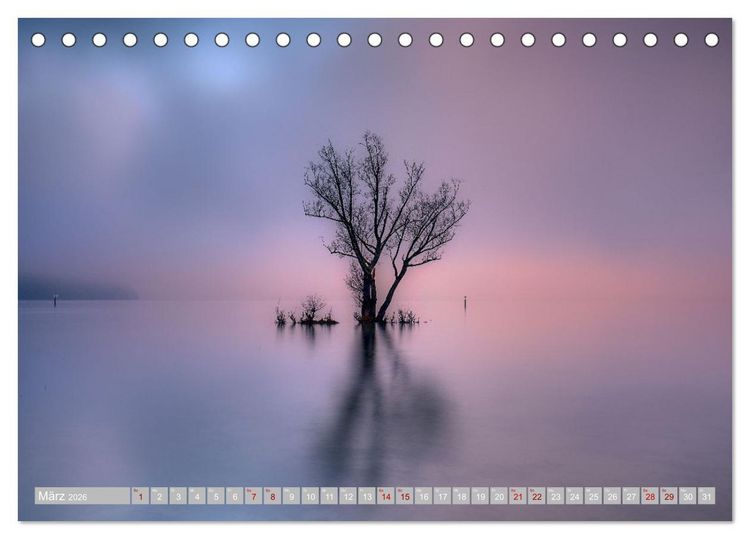 Produktbild: Bodensee-Stimmungen (Tischkalender 2026 DIN A5 quer), CALVENDO Monatskalender