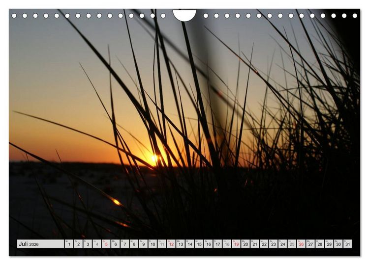 Produktbild: Amrum &ndash; Trauminsel in der Nordsee (Wandkalender 2026 DIN A4 quer), CALVENDO Monatskalender