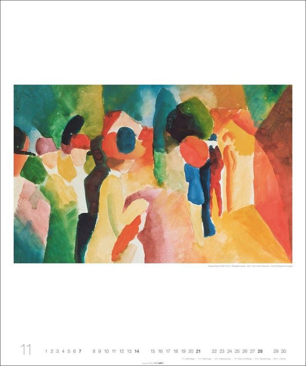 Produktbild: August Macke Edition Kalender 2027