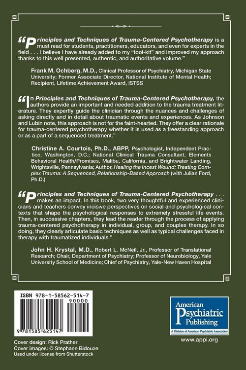 Produktbild: Principles and Techniques of Trauma-Centered Psychotherapy