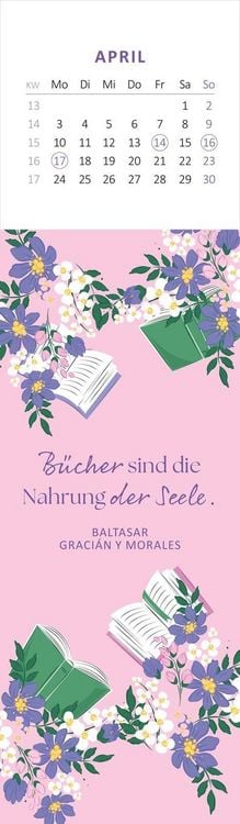 Produktbild: Lesezeichenkalender Leseliebe 2028