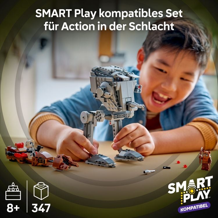 Produktbild: LEGO Star Wars 75424 SMART Play: AT-ST Angriff auf Endor, Spielzeug ab 8