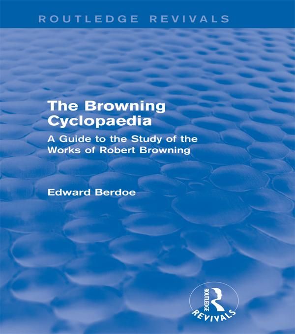 Produktbild: The Browning Cyclopaedia (Routledge Revivals)